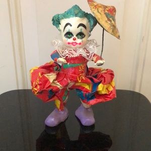 “Clown Collectors” Paper Mache figure / Great for Clown Lovers!!!